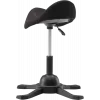 Ergonomisks balansa ķeblis up up Toronto melns audums ar garāku gāzes pacēlāju