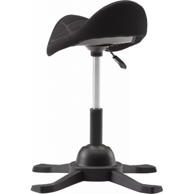 Ergonomisks balansa ķeblis up up Toronto melns audums ar garāku gāzes pacēlāju