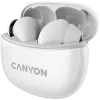 Canyon TWS-5 Bluetooth austiņas ar mikrofonu, BT V5.3 JL 6983D4, frekvenču diapazons: 20Hz-20kHz, akumulators: austiņas 40mAh*2 + uzlādes futrālis 500mAh, Type-C