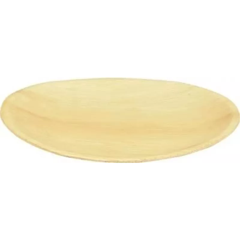 PAPSTAR Teller pure 85503 apaļš 23cm koka 25 gab./iepak. (85503)