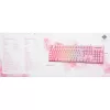 Deltaco GAM-021-RGB-P-DE - pilna izmēra (100%) - USB - membrānas taustiņu slēdzis - QWERTZ - Rozā