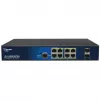 Pārvaldāms 10 portu PoE slēdzis ALLNET ALL-SG8610PMJ ar 8 PoE+ portiem un 2 augšupsaites portiem