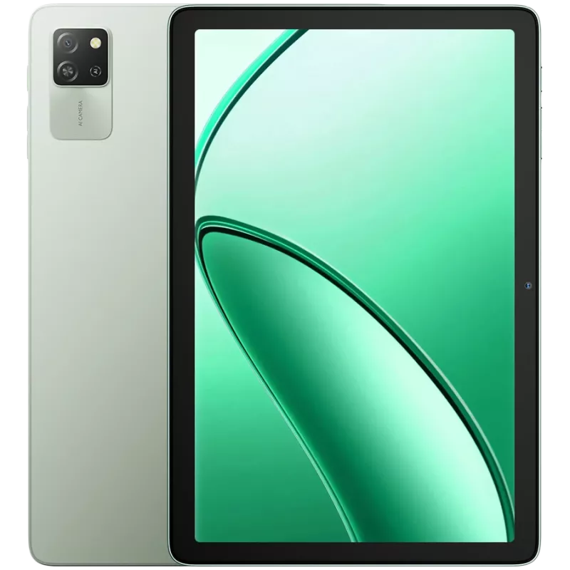 Blackview Tab 60 WiFi 4GB/128GB, 10,1 collu HD IPS 800x1340, astoņkodolu 1,8 GHz, 5MP priekšējā/8MP aizmugurējā kamera, akumulators 5100mAh, USB Type-C, Android 14, zaļš