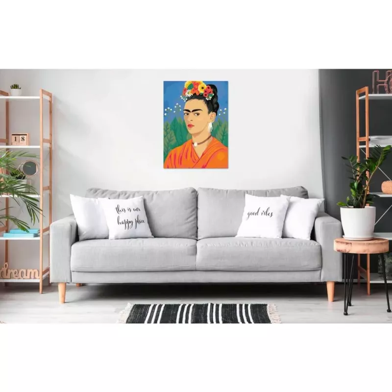 Audekla puzles komplekts Ravensburger CreArt ART Collection: Frida Kahlo glezna, audekla izdevums