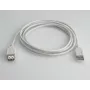 USB 2.0 kabelis A - A vīr./siev. 1,8 m VALUE