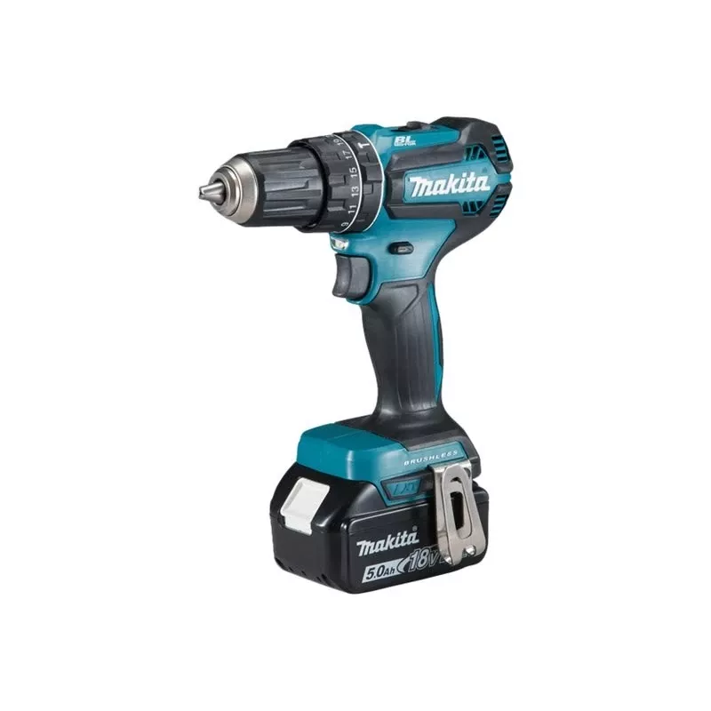Makita DHP485RTJ urbis 28500 apgr./min bezatslēgas patrona 1.5 kg Melns, Zils