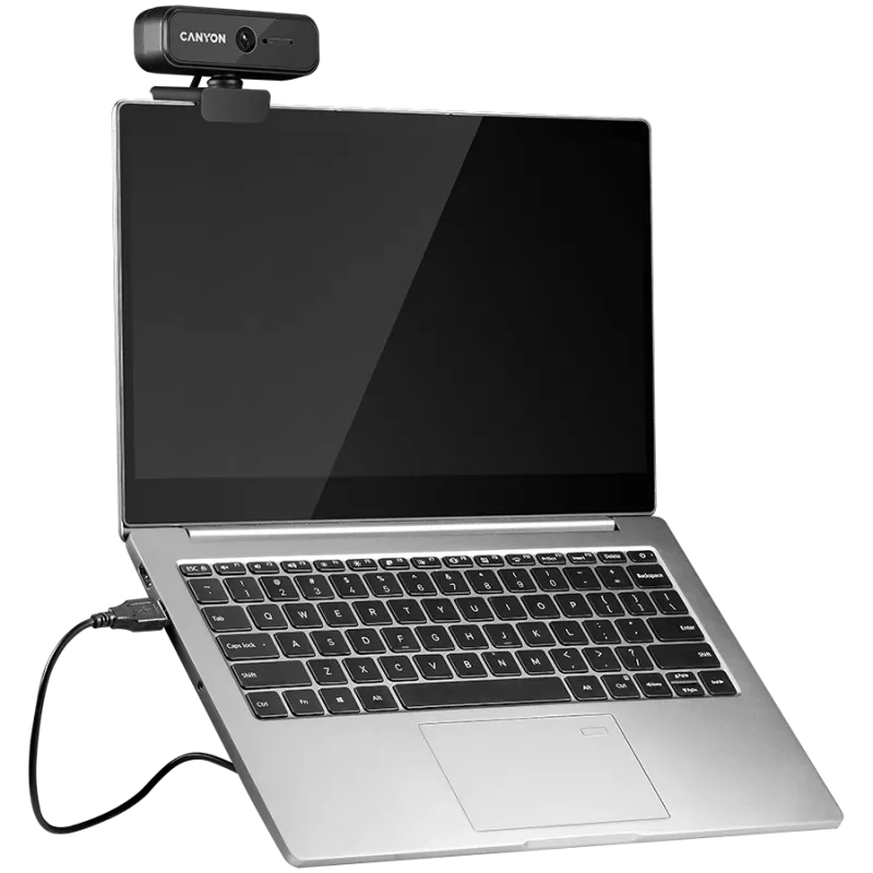 Canyon C2N 1080P pilna HD 2,0 megapikseļu fiksēta fokusa tīmekļa kamera USB2.0