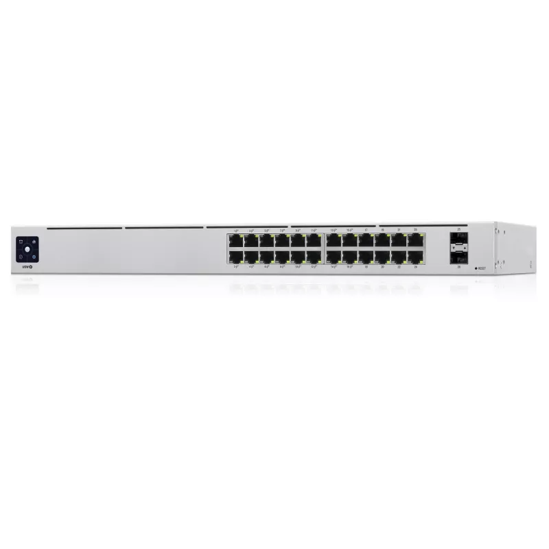 Ubiquiti UniFi 24 portu PoE pārvaldāms L2/L3 Gigabit Ethernet (10/100/1000) Power over Ethernet (PoE) 1U sudraba