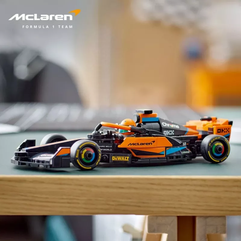 LEGO Speed Champions McLaren Formula 1 automašīnas 2023. gada modeļa 76919 komplekts