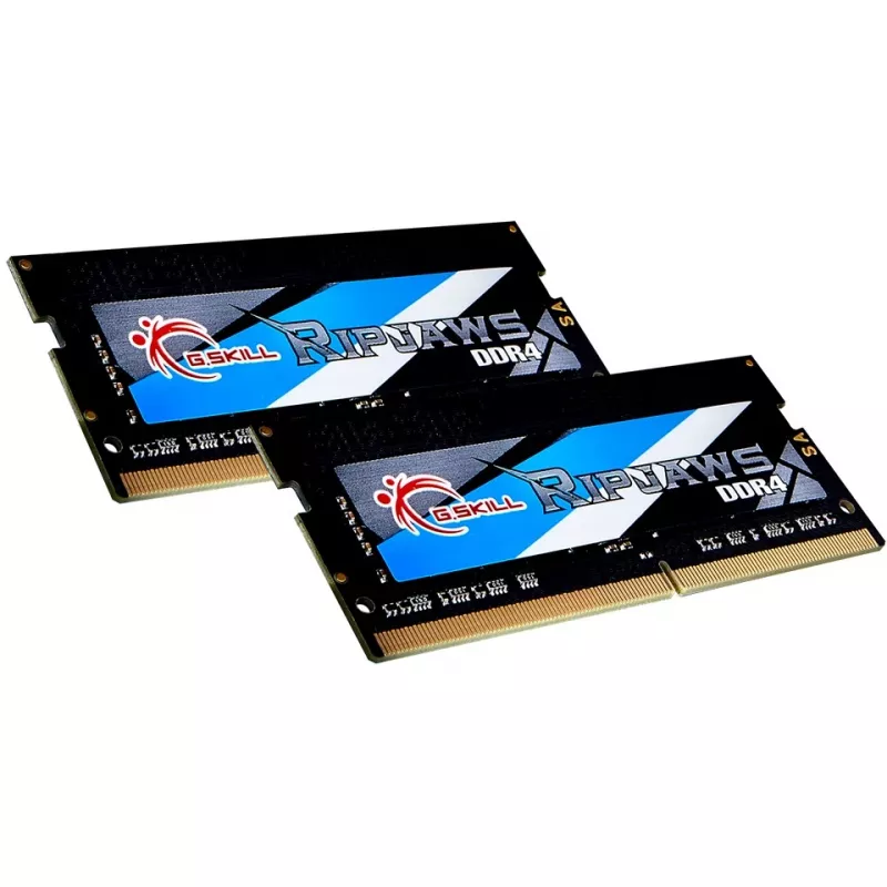 G.Skill Ripjaws - DDR4 - Komplekts - 32 GB: 2 X 16 GB - SO-DIMM 260-pin - 3200 MHz / PC4-25600 - Bez buferizācijas