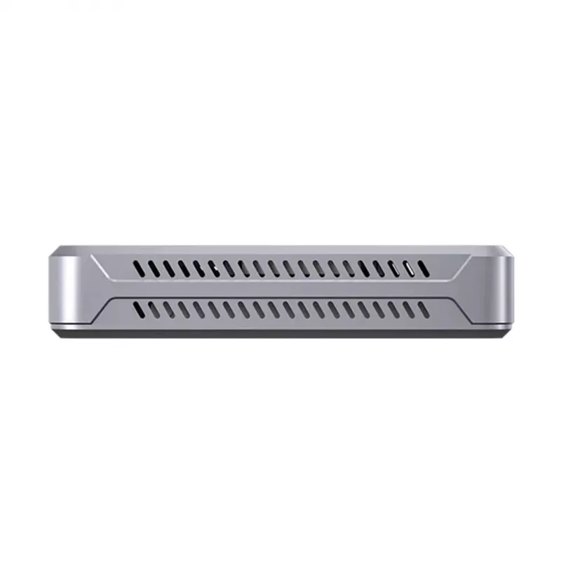 SSD korpuss Unitek S1242AGY01-EU USB4 40Gbps, M.2 NVMe, līdz 8TB, alumīnijs/plastmasa, aktīvā dzesēšana