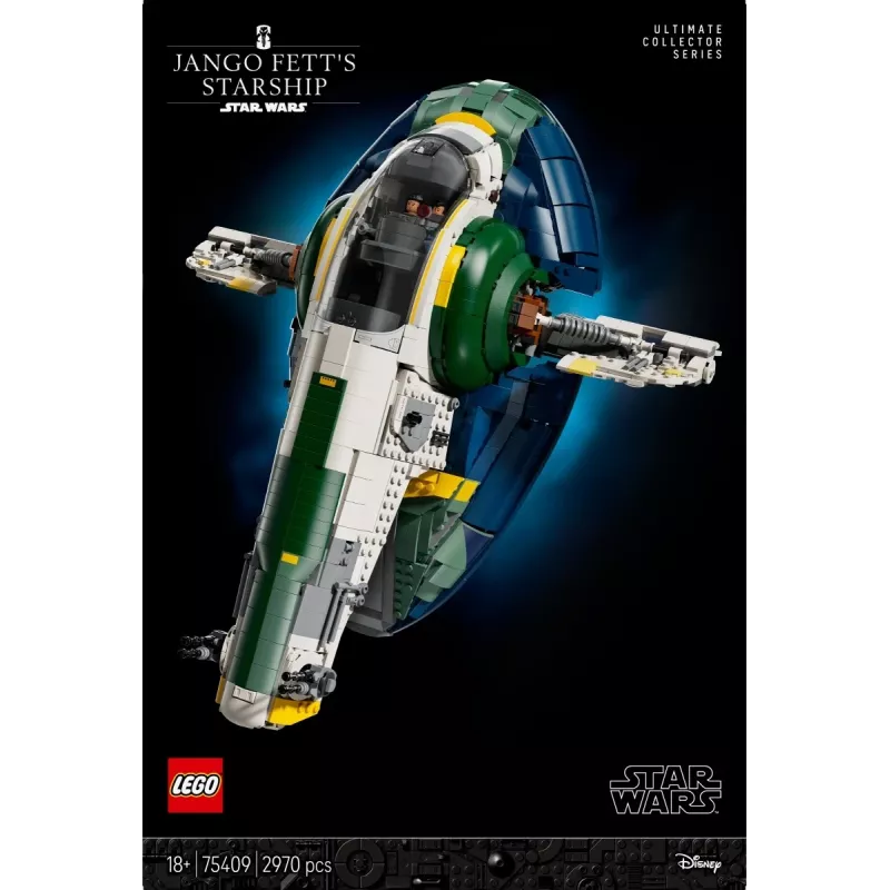 LEGO STAR WARS 75409 Jango Fetta Firespray klases zvaigžņu kuģis