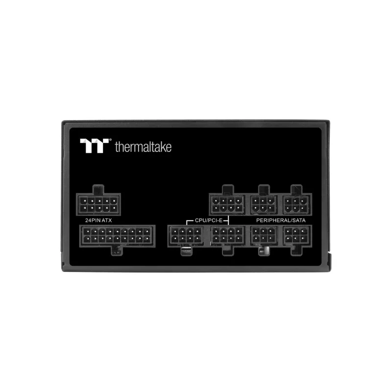 Barošanas bloks THERMALTAKE Toughpower ATX 650W Gold, 80 PLUS Gold, 650 W, ATX, 90 mm ventilators, 20+4 kontakti, 1x PCIe (6+2), 3x SATA, 2x Molex