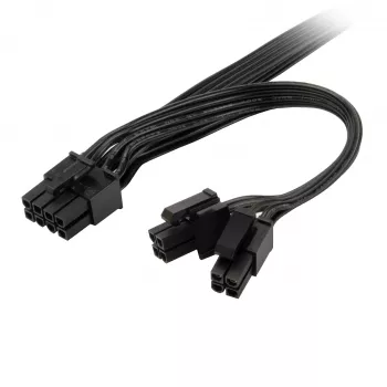 Strāvas kabeļa adapteris Triton SST-PP13 — 8‑kontaktu EPS uz 8‑kontaktu EPS un 4+4‑kontaktu