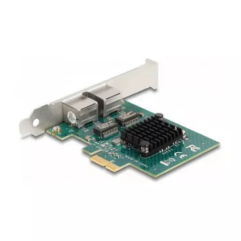 DeLOCK PCI Express x1 karte uz 2 x RJ45 Gigabit LAN BCM pelēka