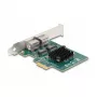 DeLOCK PCI Express x1 karte uz 2 x RJ45 Gigabit LAN BCM pelēka