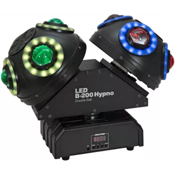 Apgaismojuma efekts EUROLITE LED B-200 Hypno Double Ball 2-in-1 dizains