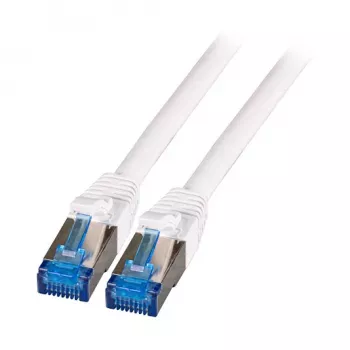 EFB-Elektronik RJ45 komutācijas kabelis Cat.6A S/FTP TPECat.7 neapstrādāts kabelis superelastīgs balts 0,25m Ražotājs: EFB Elektronik (K5525FWS.0,25)
