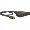 Goobay | HDMI pārslēdzējs 3 pret 1 (4K @ 30 Hz) | 58487 | Melns | HDMI ligzda | 3 HDMI ligzdas | 0,58 m