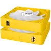 Thermaltake CT120 EX Reverse ARGB 120 mm korpusa ventilators, 3 gab. iepakojums, dzeltens
