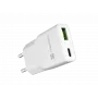 Strāvas adapteris NATEC Ribera NUC-2376 — 1× USB-A, 1× USB-C, 3 A izeja