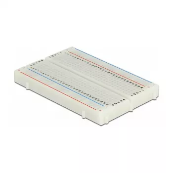 Breadboard DELOCK 18315 — plastmasa, balta, 54 × 84 × 9 mm