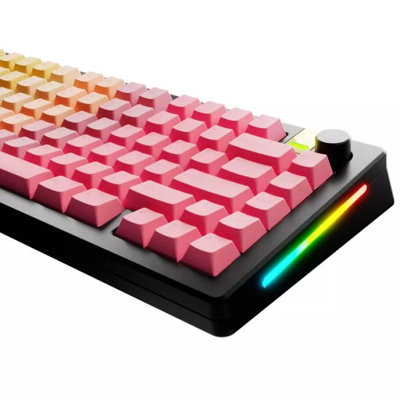 Taustiņu uzlikas GLORIOUS GPBT Gradient Grapefruit ANSI izkārtojums PBT krāsojuma sublimācijas taustiņu uzliku komplekts