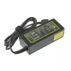 Strāvas adapteris zaļa Cell AD38AP 65W Lenovo klēpjdatoriem, 20V 3.25A, 1.2 m kabelis, melns