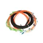 Multikomutācijas kabelis Extralink SC/APC-LC/PC SM 24F 30M Cascade 90cm