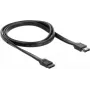 SATA kabelis DeLOCK 85810 1 m SATA 7-pin eSATA melns