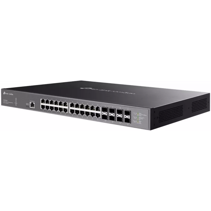 TP-Link Omada 32 portu 10GE L2+ pārvaldīts komutators ar 24 portu PoE++