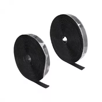 DeLOCK Lielas slodzes āķa-cilpas lente, pašlīmējoša, G 15 m x P 25 mm, melna