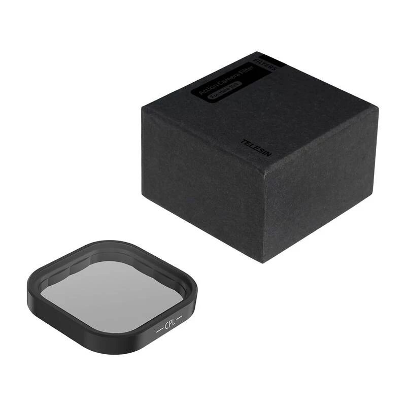 CPL filtrs Telesin GoPro Hero 13 Melns S5-FLT-08-TGP – riņķveida polarizācijas filtrs darbības kameru objektīvam