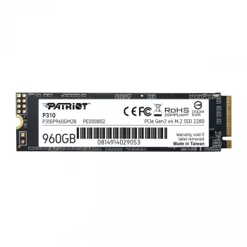 SSD disks Patriot Memory 960GB M.2 PCI Express 4.0 NVMe P310P960GM28