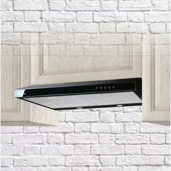 Tvaika nosūcējs AKPO WK-7 K60 GLASS 60 Melns