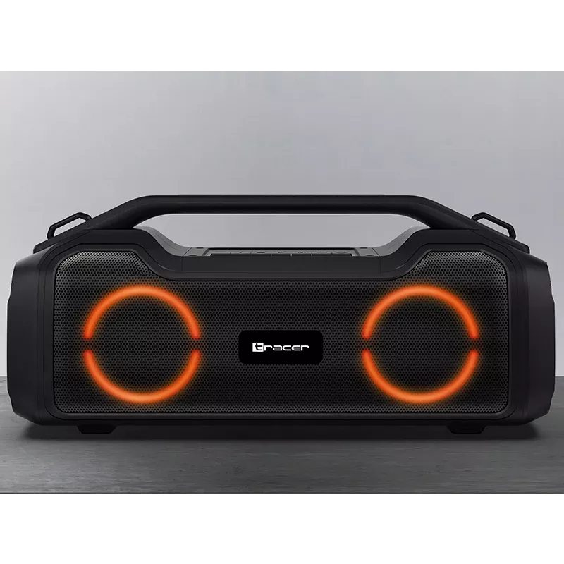 Stereo portatīvais skaļrunis TRACER BigBoy TWS Bluetooth 40W RMS, Bluetooth 5.3, 12h akumulators, melns