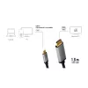 LogiLink CUA0101 USB 3.2 Gen1 Type-C uz HDMI-A kabelis 1,8 m melns pelēks