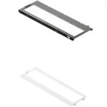 HAVN HS 420 ventilatoru kronšteini 360 mm radiatoriem - balts