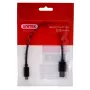 USB-C uz USB-A kabelis Unitek Y-C490BK 3.1 Gen1 (USB 3.0), 0,25 m, melns, vīrišķais-vīrišķais