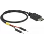 USB kabelis DeLOCK 85420 0,3 m USB C melns