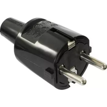 AS SCHWABE PVC spraudnis 16A, 250V uzticama versija melna (62222)