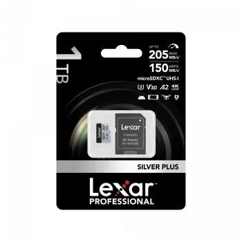 Lexar 1TB UHS-I MicroSDXC SILVER PLUS zibatmiņa