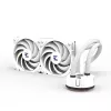 Zalman Reserator5 Z24 ARGB balts CPU šķidruma dzesētājs 240 mm radiators 2 x 120 mm ventilators