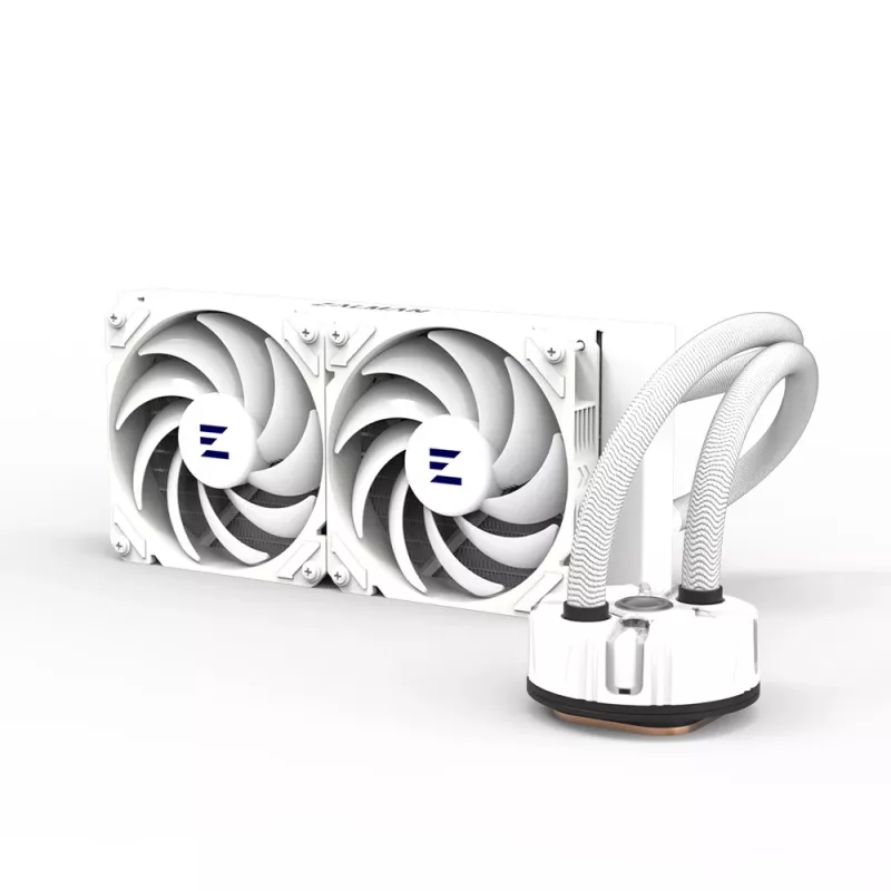 Zalman Reserator5 Z24 ARGB balts CPU šķidruma dzesētājs 240 mm radiators 2 x 120 mm ventilators