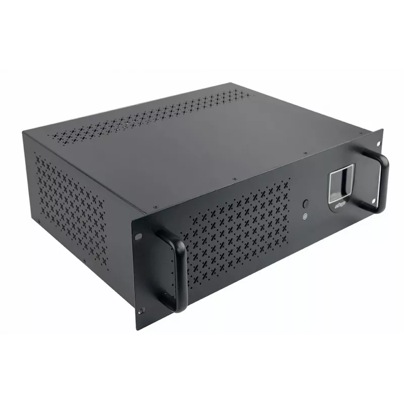 Gembird - UPS plaukts 19'' 3.4U 1500VA, 4xIEC 230V izeja, IEC14 ieeja, RJ11, USB, LCD Line-Interactive 1.5 kVA 900 W 4 kontaktligzdas