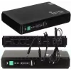 Barošanas adapteris/invertors MPL Power RouterUPS-30-PoE 30 W Iekštelpu, 100–240V, melns, 160×105×28 mm