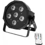 LED PAR gaisma EUROLITE SLS-603 6x3W melna – skatuves/vides apgaismojums, 18W kopā