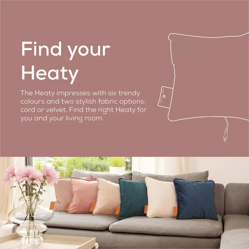Beurer HK 77 Heaty blush-rose lavendel velvet cover (20074)