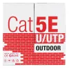 Alantec KIU5OUTS305Q tīkla kabelis melns 305 m Cat5e U/UTP (UTP) (KIU5OUTS305Q)