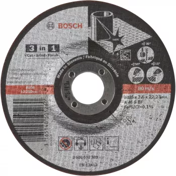 Bosch 2 608 602 389 leņķa slīpmašīnas piederums Griešanas disks